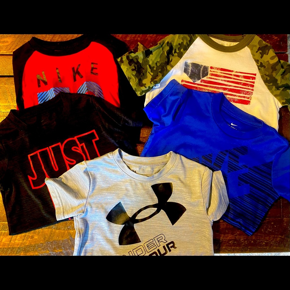 Boys (4T) athletic collection. Nike, Under Armour, & Adidas- SELLING AS A SET